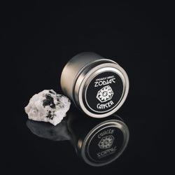 Cancer Tin Candle