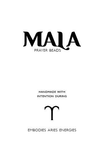 Mala Prayer Beads: To Be Confident - Intention Beads | Astrology | Talisman