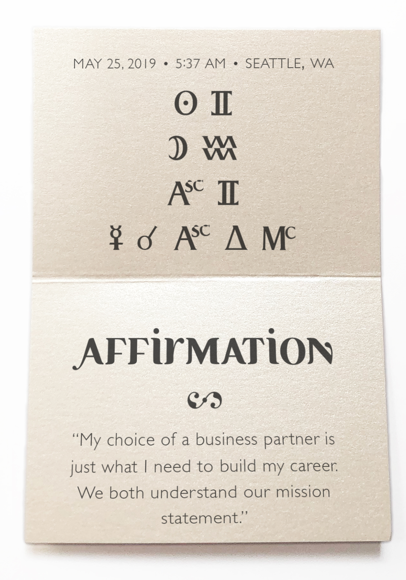 To enter a successful business deal with a partner. - Intention Beads | Astrology | Talisman